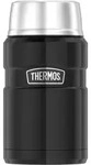 Thermos Isolierspeisegef&auml;ss Stainless King, Schwarz Hochglanz, Metall, 0,71 L,