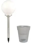 Led, Wei&szlig;, Kunststoff, Rund, 20x62x20 cm, Lampen & Leuchten, Au&szlig;enbeleuchtung,