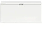 Livetastic Garderobenbank, Wei&szlig;, Wei&szlig; Hochglanz, Kunststoff, 1-Sitzer, 92x42x32 cm,