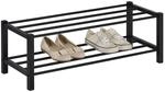 Idimex Schuhregal, Schwarz, Metall, Mode, 80x27x29 cm, Garderobe,...