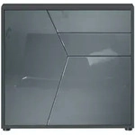 Vladon Kommode, Grau, Holzwerkstoff, 79x74x36 cm, Wohnzimmer, Kommoden &...