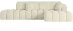 Altdecor Ecksofa, Beige, Kunststoff, 6-Sitzer, 321x164 cm, Wohnzimmer, Sofas &