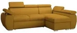 Mirjan24 Ecksofa, Braun, Textil, Kiefer, L-Form, 255x170 cm, Wohnzimmer, Sofas &