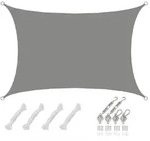 Amanka Sonnensegel, Grau, Kunststoff, Rechteckig, 300x400 cm, Sonnen- &...