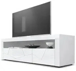 Vladon Sideboard, Opal, Holzwerkstoff, 155x46x40 cm, Wohnzimmer, Kommoden &