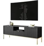 Lookway Tv-Element, Schwarz, Holzwerkstoff, 154x56x39 cm, Wohnzimmer, TV M&ouml;bel,