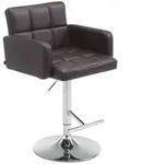 CLP Barhocker, Braun, Metall, 60x93x56 cm, Esszimmer, Barm&ouml;bel, Barhocker