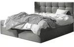 Mirjan24 Boxbett, Grau, Textil, Rechteckig, 160x200 cm, Schlafzimmer, Betten,