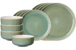 Ritzenhoff Breker Basic-Set, Gr&uuml;n, Keramik, 12-teilig, Rund, 2x2x2 cm, Essen &