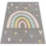 Paco Home Kinderteppich, Grau, Textil, Rechteckig, 120x160 cm,...
