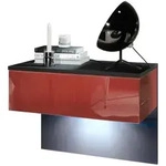 Vladon Nachttisch, Bordeaux, Holzwerkstoff, 60x46x35 cm, Schlafzimmer,...