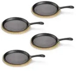 Echtwerk Pfannenset Rund, Schwarz, Metall, 4-teilig, 0,25 L, 18x2x38 cm,...