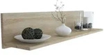 Vladon Wandregal, Eiche San Remo, Holzwerkstoff, 97.5x18.5x18.5 cm, Wohnzimmer,