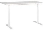 Beliani Schreibtisch, Wei&szlig;, Holz, 160x67x72 cm, Arbeitszimmer, Schreibtische,