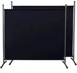 Quick Star Paravent, Schwarz, Metall, 180x180 cm, Sonnen- & Sichtschutz,...