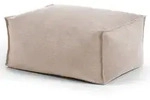 Mokebo Pouf, Beige, Textil, 60x25x45 cm, Oeko-Tex&reg;, Wohnzimmer, Hocker, Poufs
