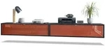 Vladon Lowboard, Bordeaux, Holzwerkstoff, 120x29x37 cm, Wohnzimmer, Wohnw&auml;nde,