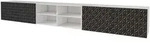 Altdecor Lowboard, Schwarz, Holzwerkstoff, Rechteckig, 300x40x40 cm, Wohnzimmer,