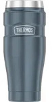 Thermos Thermobecher Stainless King, Dunkelgrau, Metall, 0,47 L, BPA-frei,