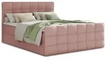 Sofnet Boxbett, Pink, Textil, H3, Rechteckig, 180x200 cm, Schlafzimmer, Betten,