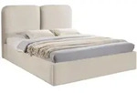 Mirjan24 Polsterbett, Creme, Textil, Rechteckig, 140x200 cm, Schlafzimmer,...