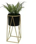 DanDiBo Blumenhocker, Schwarz, Metall, 22x47x22 cm, Wohnzimmer,...