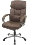 MCW B&uuml;rostuhl, Braun, Textil, 73x120x78 cm, Arbeitszimmer, B&uuml;rost&uuml;hle,...