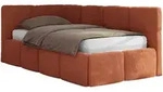 MKS Jugendbett, Orange, Textil, Rechteckig, 90x200 cm, Oeko-Tex&reg;, Kinder- &