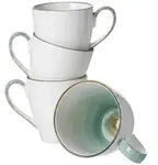 Ritzenhoff Breker Henkelbecher, Blau, Keramik, Rund, Kaffee & Tee, Tassen,