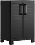 Keter Ger&auml;teschrank, Schwarz, Kunststoff, 2 F&auml;cher, 65x97x45 cm, Aufbewahrung...