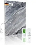 Mid.you Infrarot-Heizpaneel Qaramar A-500, Hellgrau, Stein, 60x50x2 cm, Freizeit,