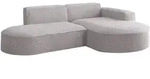 Fun M&ouml;bel Ecksofa, Rosa, Textil, L-Form, 236x165 cm, Wohnzimmer, Sofas & Couches,