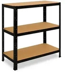 shelfplaza Schwerlastregal, Schwarz, Metall, Rechteckig, 70x90x60 cm, Freizeit,