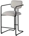 Massivmoebel24 Stuhl, Beige, Kunststoff, Echtholz, 49x94x56 cm, Esszimmer,...