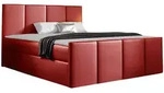 Mirjan24 Boxbett, Rot, Holz, 120x200 cm, Schlafzimmer, Betten, Boxspringbetten
