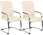 CLP Schwingstuhl, Creme, Metall, 55x105x60 cm, Esszimmer, St&uuml;hle,...