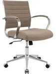 CLP Drehstuhl, Taupe, Metall, 57x90x62 cm, Arbeitszimmer, B&uuml;rost&uuml;hle,...