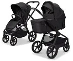 Moon Kombikinderwagen Resea Fold, Schwarz, Textil, 2-teilig, 57x94x116 cm, EN 1888,