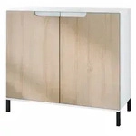 Vladon Kommode, Eiche San Remo, Holzwerkstoff, 92.5x83.5x35 cm, Wohnzimmer,...