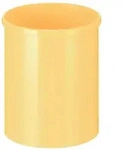 Proregal Papierkorb, Gelb, Metall, Rund, 25.5x30.5x25.5 cm, K&uuml;chen,