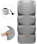 Garantia Regentonne, Grau, Kunststoff, 1,000 L, 80x184x80 cm, Gartenzubeh&ouml;r,