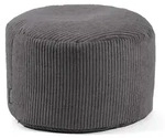 Mokebo Pouf, Anthrazit, Textil, 60x40x60 cm, Oeko-Tex&reg;, Wohnzimmer, Hocker,...