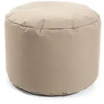 Mokebo Pouf, Beige, Textil, 60x40x60 cm, Oeko-Tex&reg;, Wohnzimmer, Hocker, Poufs