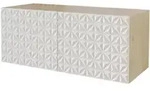 Altdecor Lowboard, Wei&szlig;, Holzwerkstoff, Rechteckig, 100x40x40 cm, Wohnzimmer,
