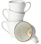 Ritzenhoff Breker Henkelbecher, Grau, Keramik, Rund, Kaffee & Tee, Tassen,