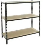 Proregal Schwerlastregal, Anthrazit, Metall, Rechteckig, 80x90x30 cm, Freizeit,