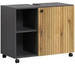 Trendteam Waschbeckenunterschrank, Anthrazit, Holzwerkstoff, 80x64x42 cm,...