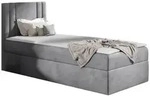 Mirjan24 Boxbett, Silber, Holz, 100x200 cm, Schlafzimmer, Betten,...