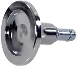 Mid.you B&uuml;rostuhlgleiter, Silber, Metall, 6.5x6x6.5 cm, einfaches Anbringen,