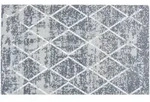 Esposa FU&szlig;MATTE, Wei&szlig;, Hellgrau, Textil, rechteckig, 66x110 cm, rutschfest,...